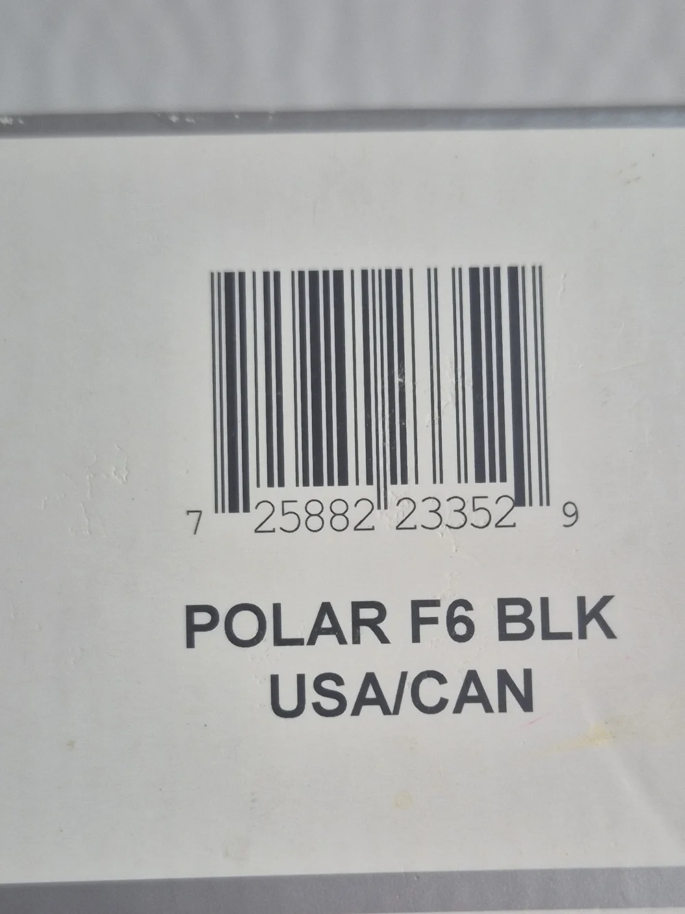 Polar F6 Black Heart Rate Monitor Wrist Unit w/ Chest Strap, Manual Set of 4